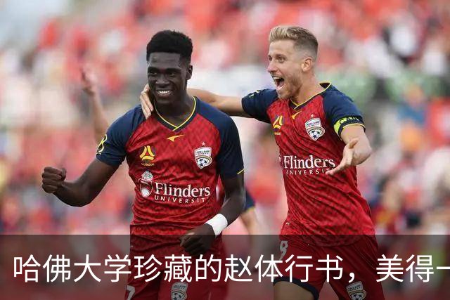 哈佛大学珍藏的赵体行书，美得一塌糊涂，让人不禁要竖大拇哥‍